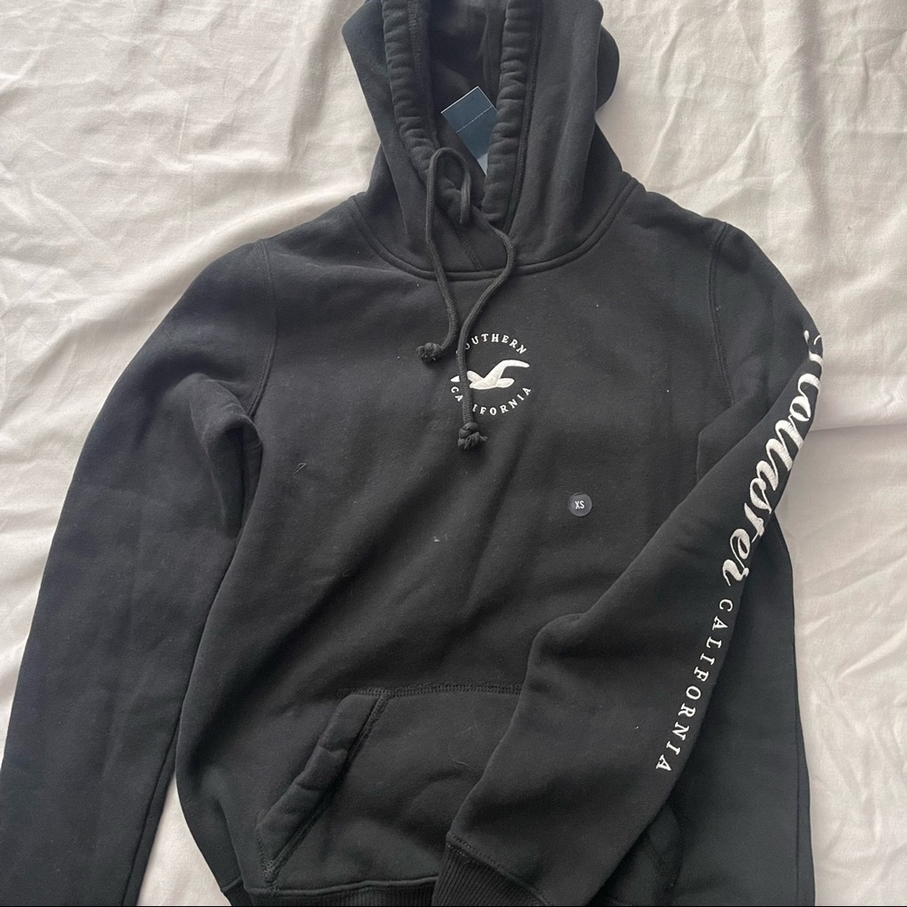 Hollister Hoodie, Black, XS